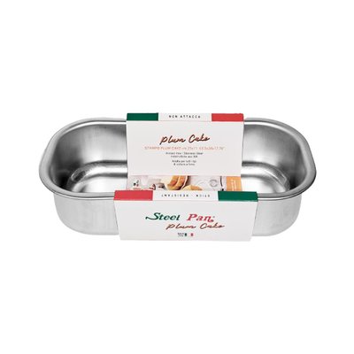 Moule à cake en inox 32X13X8 cm STEELPAN