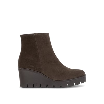 Bottines en cuir à talon compensé GABOR
