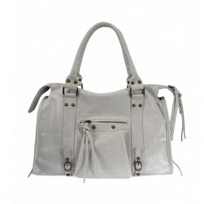 Sac à main en cuir brossé mat italien SANDSTORM OH MY BAG