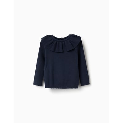Pull en maille avec extrémités festonnées ZIPPY