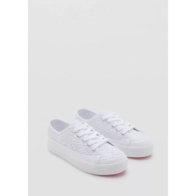 Baskets brodées MANGO KIDS