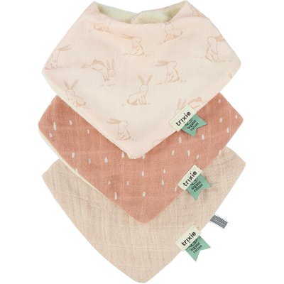 Lot de 3 bavoirs bandanas TRIXIE