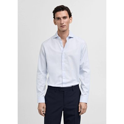 Chemise costume slim-fit twill micro-imprimé MANGO MAN