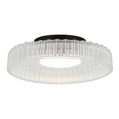 Plafonnier LED verre strié moderne - DAMIAN KOSILUM