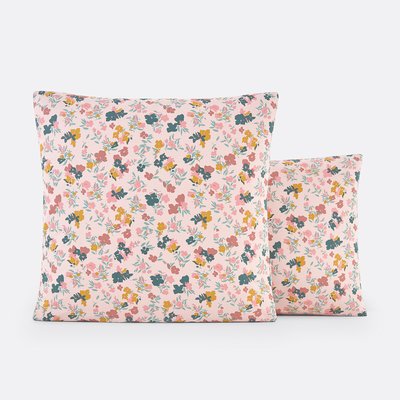 Callas Floral 100% Washed Cotton Pillowcase LA REDOUTE INTERIEURS