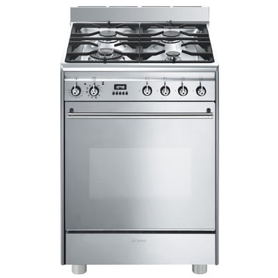 Piano de cuisson gaz 4 feux 60 cm GP61 SMEG