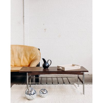 Table basse en palissandre Liv N°25 - Bon état DEBONGOUT