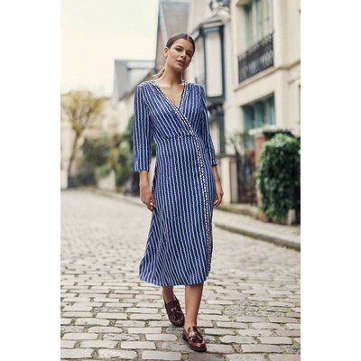 Robe longue evasée imprimé graphique RANIA LA PETITE ETOILE
