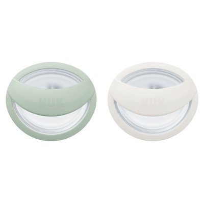 Lot de 2 Sucettes MOMMYFEEL 0-6 mois Mint/ Offwhite NUK