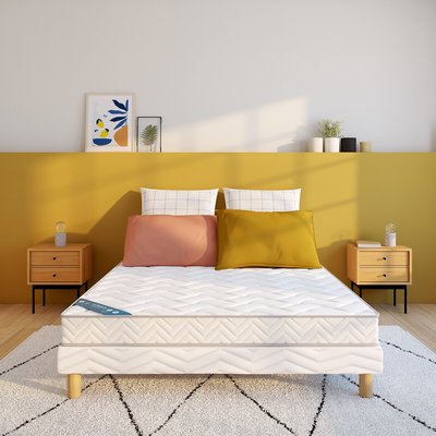 Ensemble matelas mousse HR + sommier LA REDOUTE INTERIEURS