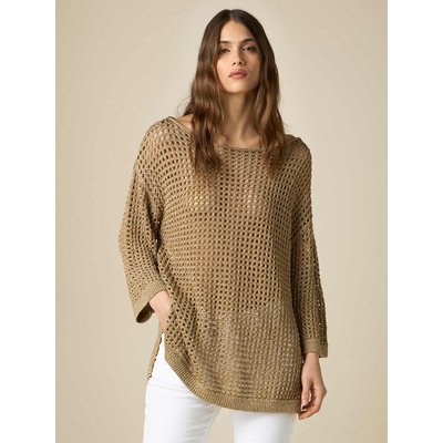 Pull en FIL fil textile ouvragé en filet OLTRE