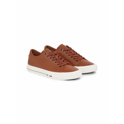 Vulkanisierte Sneakers Street Patch aus Leder TOMMY HILFIGER