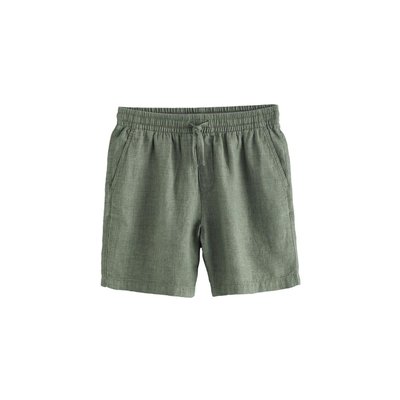 Short en lin épais avec taille à cordon NEXT