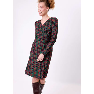 Robe maille fluide esprit portefeuille SINE PRINCESSE NOMADE