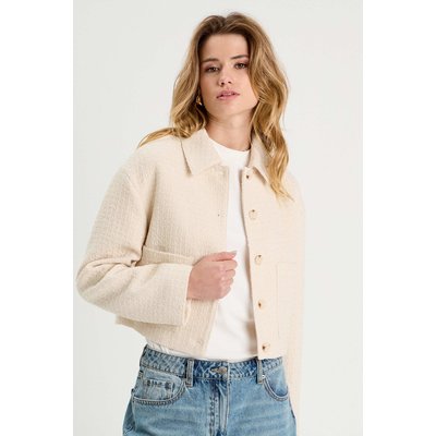 Veste boutonnée tweed CACHE CACHE