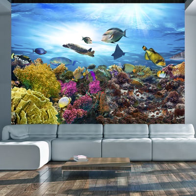 Papier peint intissé panoramique Paysage Coral reef EDEN