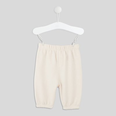 Pantalon en molleton uni en coton BIO BOUT'CHOU