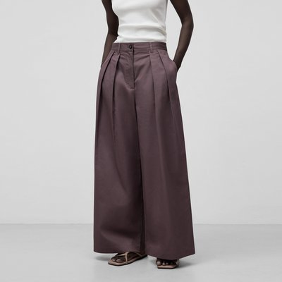 Pantalon à pinces en coton ADOLFO DOMINGUEZ