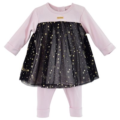 Ensemble robe fille anthracite SUCRE D'ORGE
