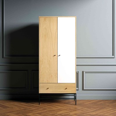 Armoire 2 portes 1 tiroir TERRE DE NUIT
