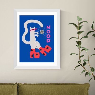 Mood Cat by Aley Wild EAST END PRINTS