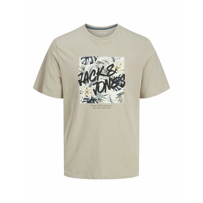 Футболка с круглым вырезом и логотипом JACK & JONES