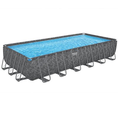 Piscine tubulaire rectangulaire  APX 365 7,32 x 3,66 x 1,32 m + Filtration + Accessoires BESTWAY