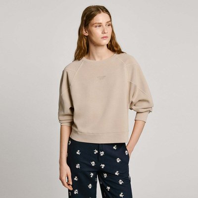 Sweat-Shirt À Col Rond Avec Logo PEPE JEANS