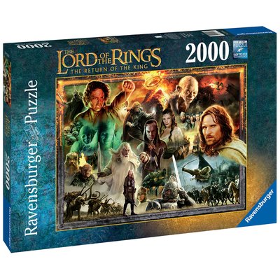 Puzzle 2000 p - le retour du roi / le seigneur des anneaux RAVENSBURGER