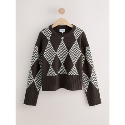 Pull ras du cou laine d'agneau NEXT