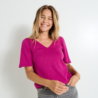T-shirt manches volantées GRAIN DE MALICE