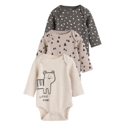 Bodies côtelé bébé, lot de 3 NEXT