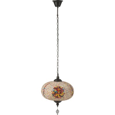 Suspension mosaïque en verre  ambiance orientale chaleureuse RECOLLECTION