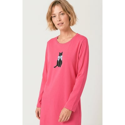 Chemise de nuit en jersey de coton imprimé Kitty ARTHUR