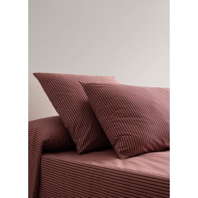 Taie d'oreiller 100 % coton à rayures 50 x 75 cm MANGO HOME