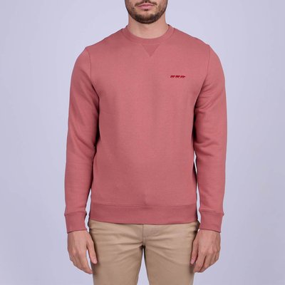 Sweat uni louis broderie 3 vaches 85% coton MISE AU GREEN