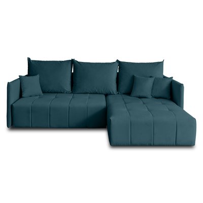 Canapé d'Angle Convertible en Velours 4 places - PETRA LISA DESIGN