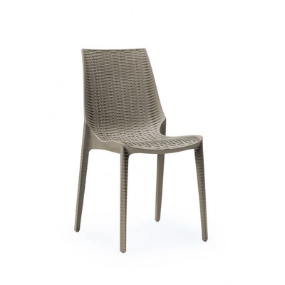 Chaise tressée style rotin design - LUCREZIA SCAB DESIGN