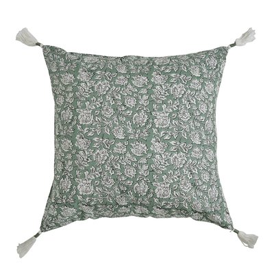 Housse de coussin en coton BLANC D’IVOIRE