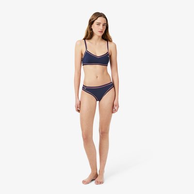 Bas de maillot de bain détails contrastés LACOSTE