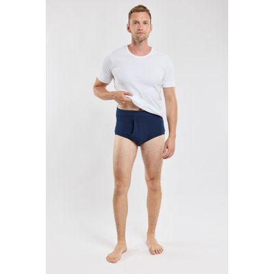 Slip ouvert taille haute en coton léger Bio ARMOR-LUX