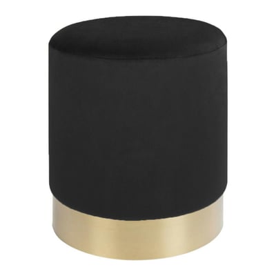 Pouf en velours style baroque BRUGES PIER IMPORT