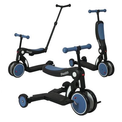 Draisienne évolutive 5 en 1 Scootizz avec barre de poussée adulte Jaune LOOPING