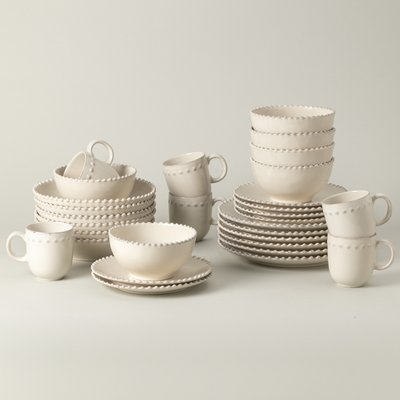 Set Table 30 Pièces avec Tasse Pearl COSTA NOVA