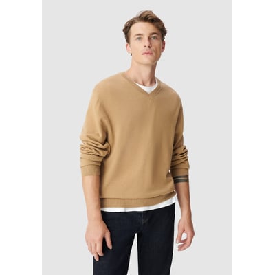 Pull col V tricot 100% laine IKKS