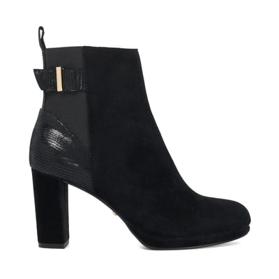 Bottes à talons en cuir à boucle - OLENS DUNE LONDON