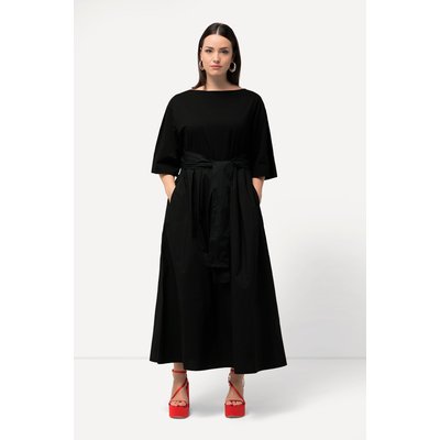 Robe maxi coupe évasée, ceinture ULLA POPKEN