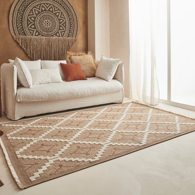 Tapis intérieur extérieur à motif géométrique TULUM NAZAR RUGS