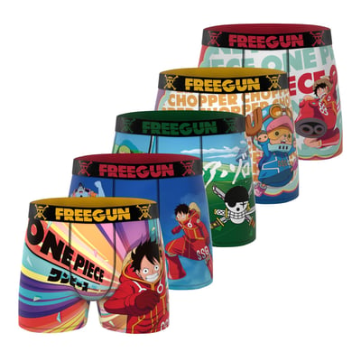 Lot De 5 Boxers One Piece FREEGUN