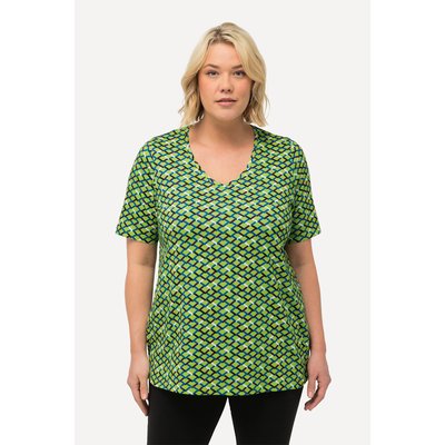 T-shirt long dentelé à manches courtes et ULLA POPKEN